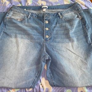 Forever 21 Wide leg ankle jeans size 20
